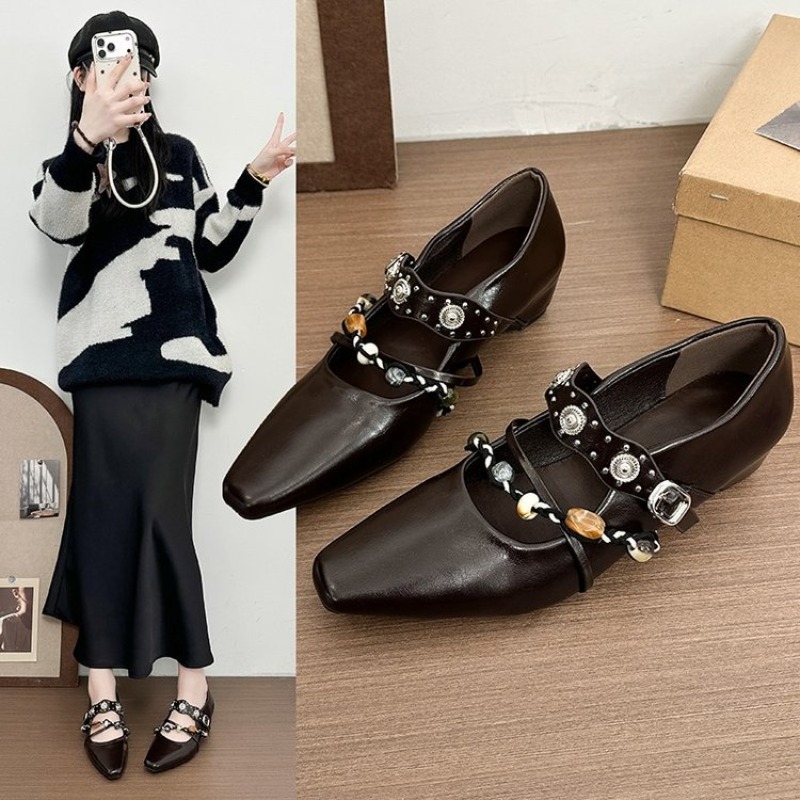 Street Fashion Women - New Retro Mary Jane Shoes for