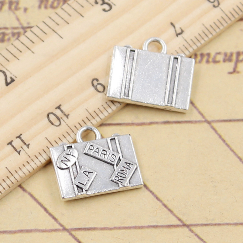 Street Fashion In Paris - 10pcs Charms Travel Bags New York