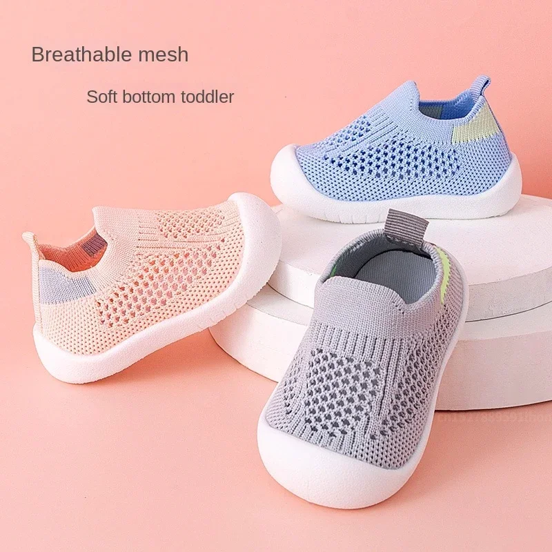 Street Fashion Boy - Spring Summer Toddler Shoes Breathable Knitted