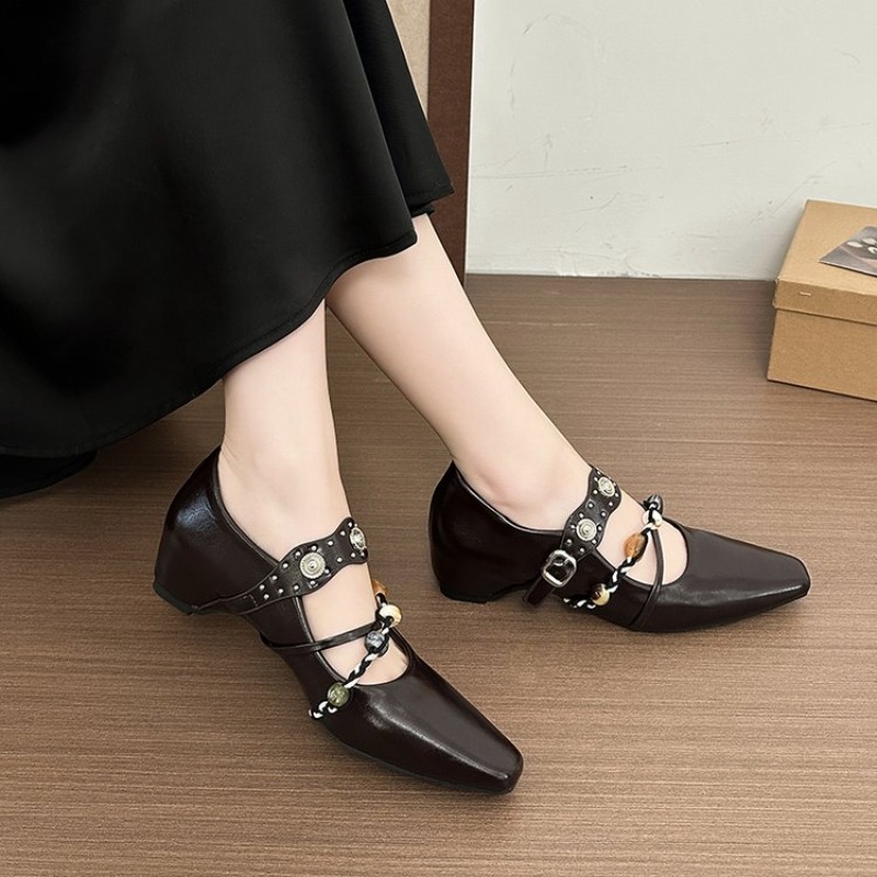 New Retro Mary Jane Shoes for  - Street Fashion Women 评论和价格