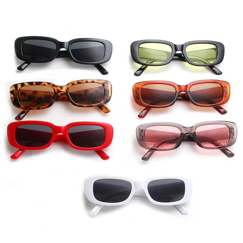 New Small Rectangle Sunglasses - Street Fashion Photo 评论和价格