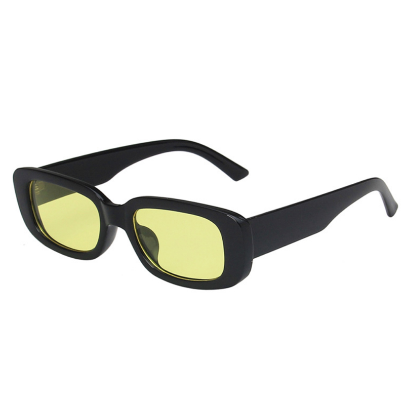 1/4pcs New Small Square Sungla - Street Fashion Glasses 评论和价格