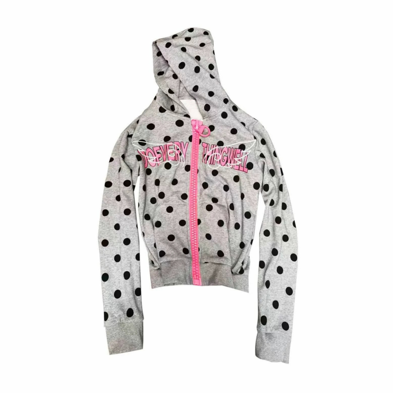 high street fashion American r - Street Fashion Zip Up Hoodie 评论和价格