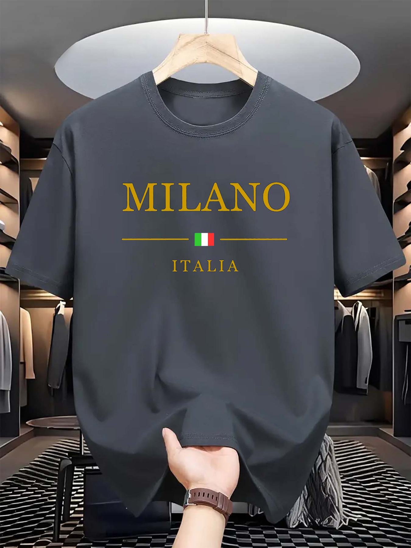 Italian Milan Print Men Women  - Street Fashion Of Milan 评论和价格