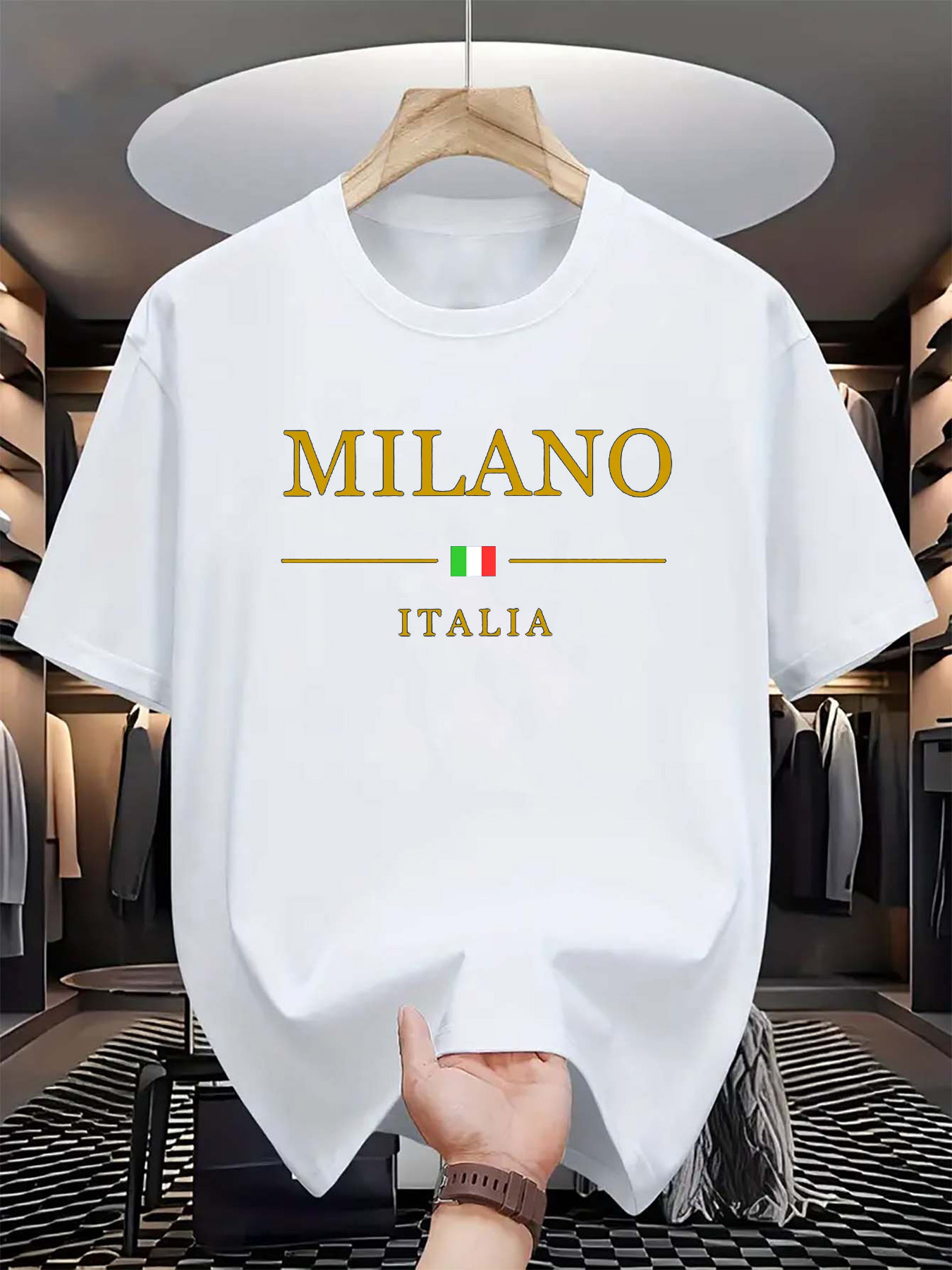 Italian Milan Print Men Women  - Street Fashion Of Milan 评论和价格