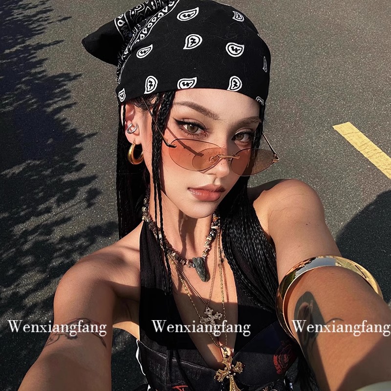 Retro American Style Headscarf - Girl Fashion Street 评论和价格