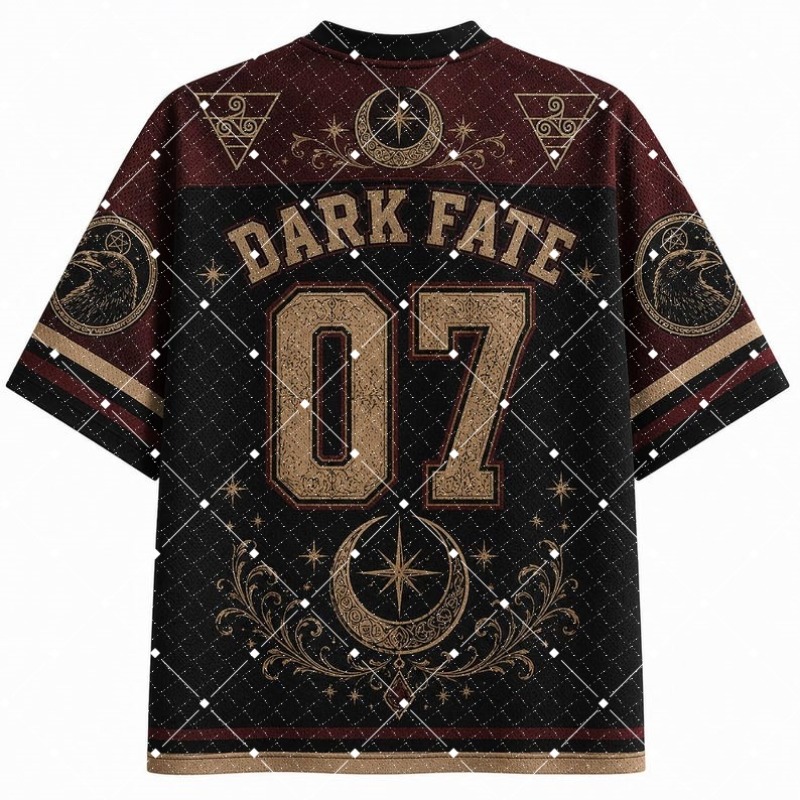 Dark Fate Witch Raven Print V‑ - Street Fashion Dance 评论和价格