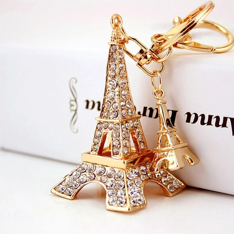 Eiffel Tower Keychain For Keys - Street Fashion In Paris 评论和价格