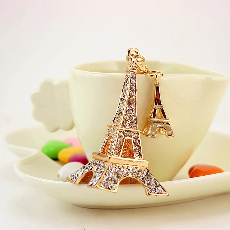 Eiffel Tower Keychain For Keys - Street Fashion In Paris 评论和价格
