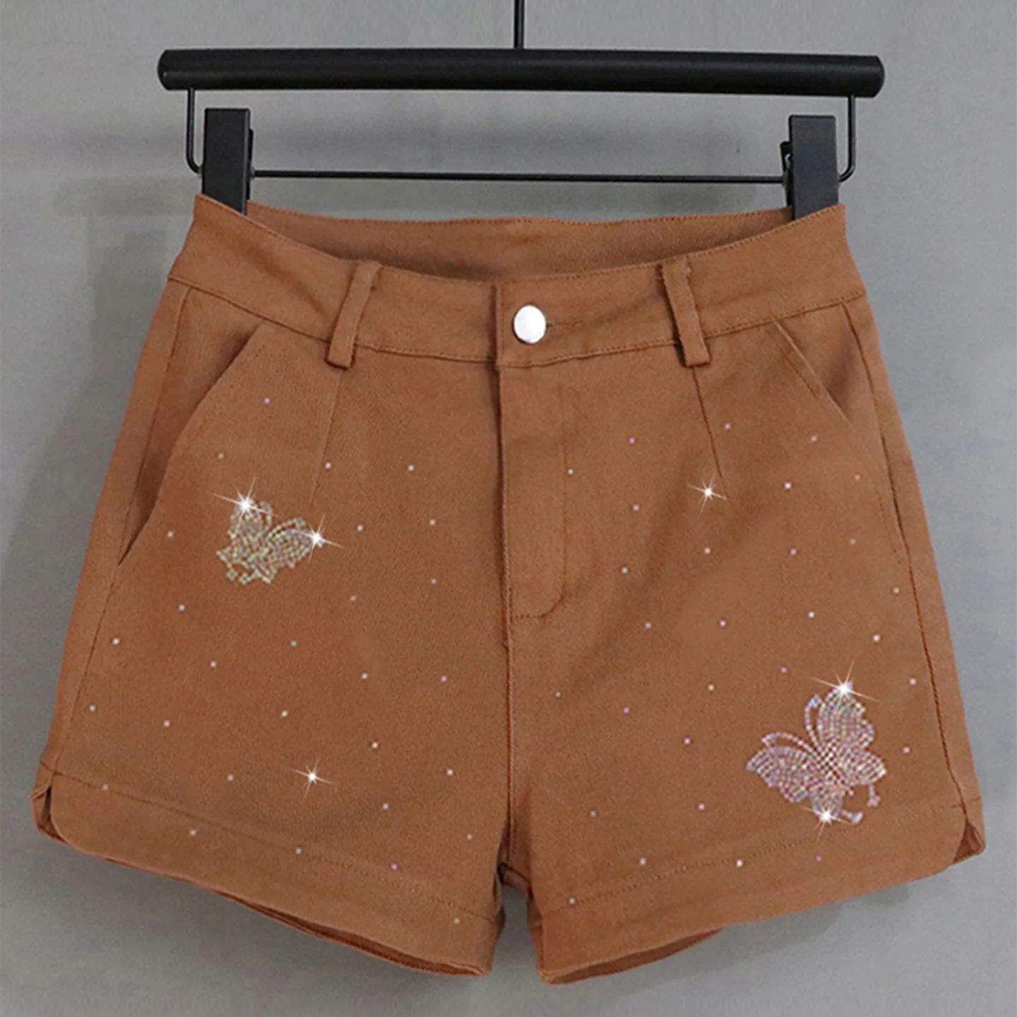 Fashion Butterfly Rhinestone D - Girl Fashion Street 评论和价格