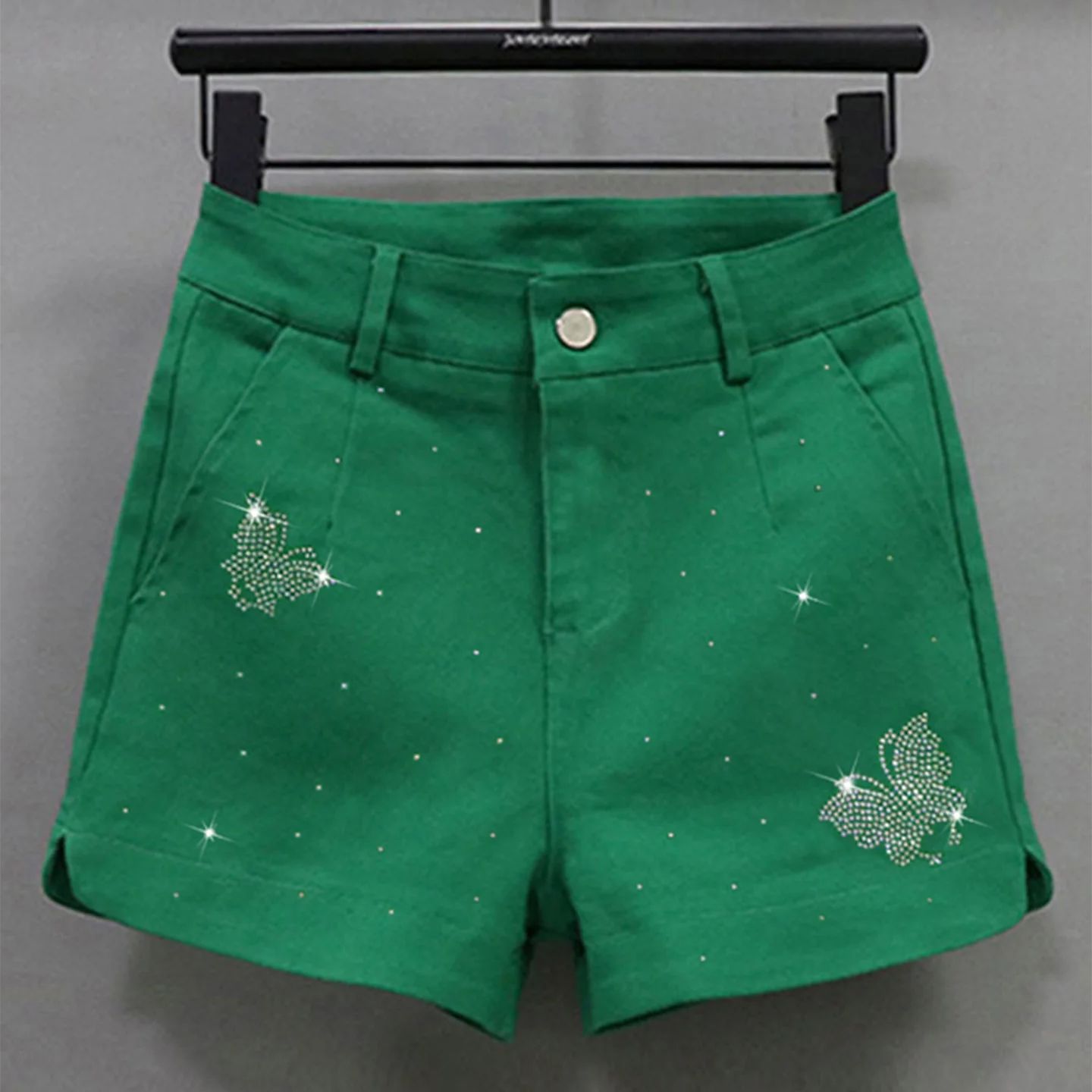 Fashion Butterfly Rhinestone D - Girl Fashion Street 评论和价格