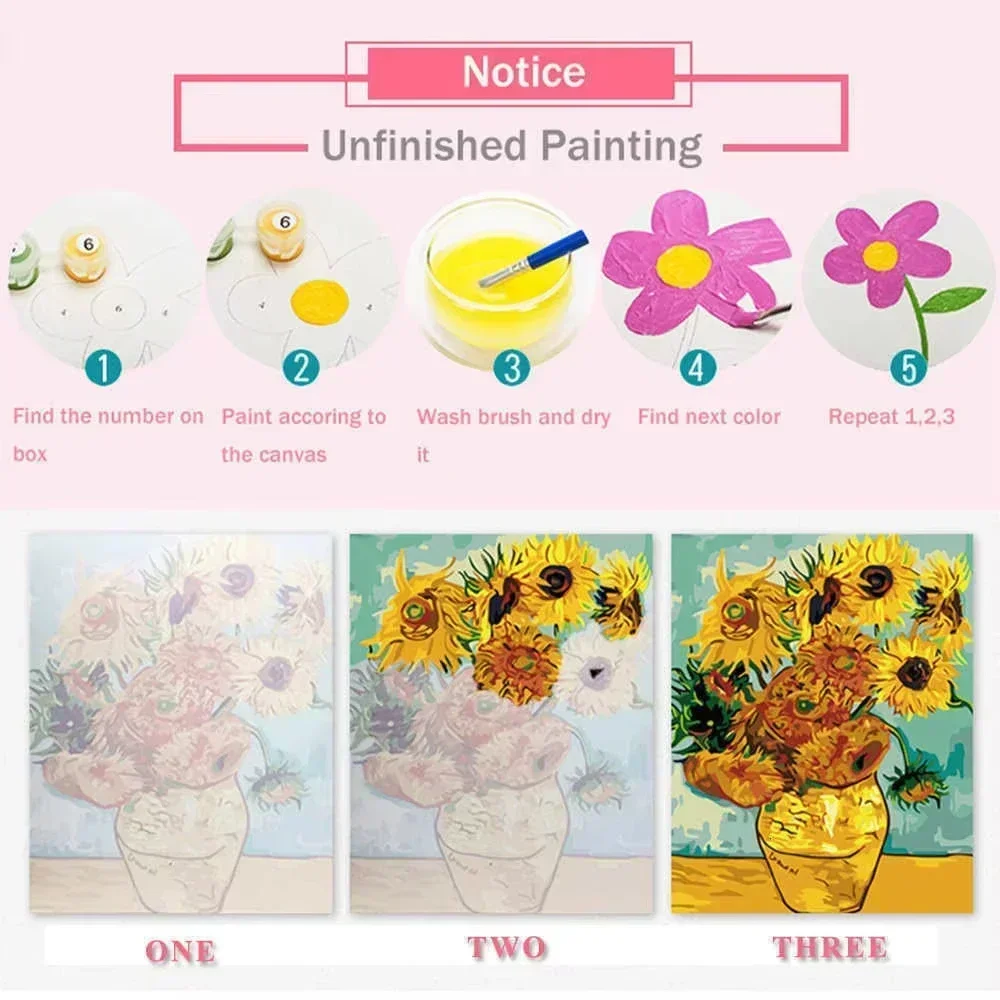 Diy Paint By Number Kits Adult - Street Fashion Blog 评论和价格