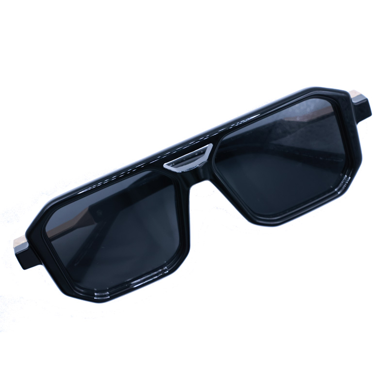 Black Retro Box Sunglasses, Un - Street Fashion Glasses 评论和价格