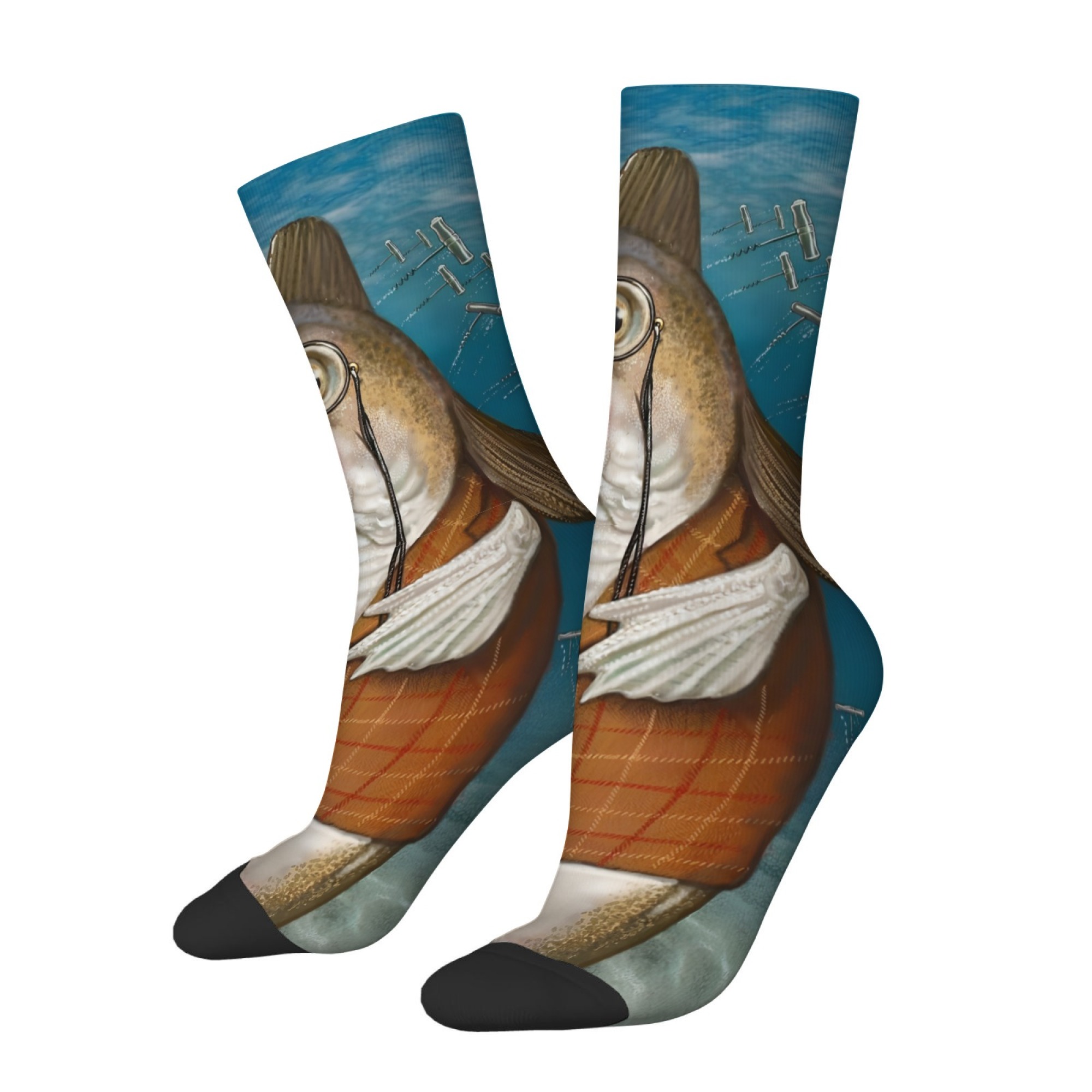 Funny and Quirky Fish Print Me - Quirky Street Fashion 评论和价格