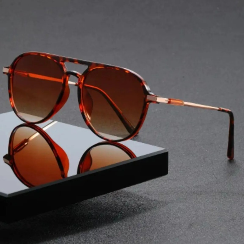 1pcs Vintage Pilot Sunglasses  - Street Fashion Glasses 评论和价格