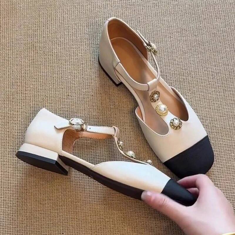 Women Square Toe Heeled Sandal - Street Fashion Women 评论和价格