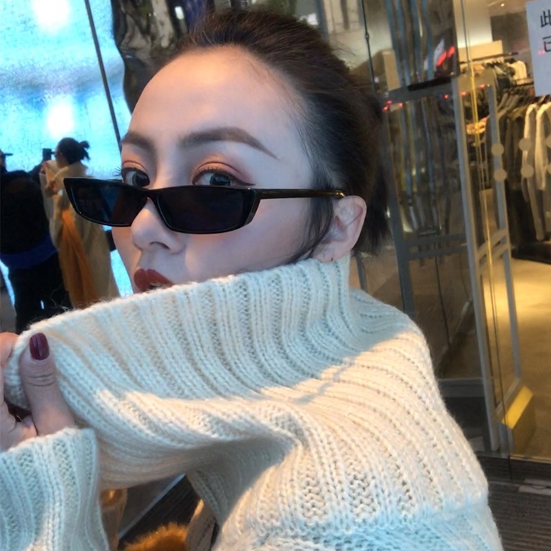 Small Rectangle Sunglasses Fas - Street Fashion Glasses 评论和价格