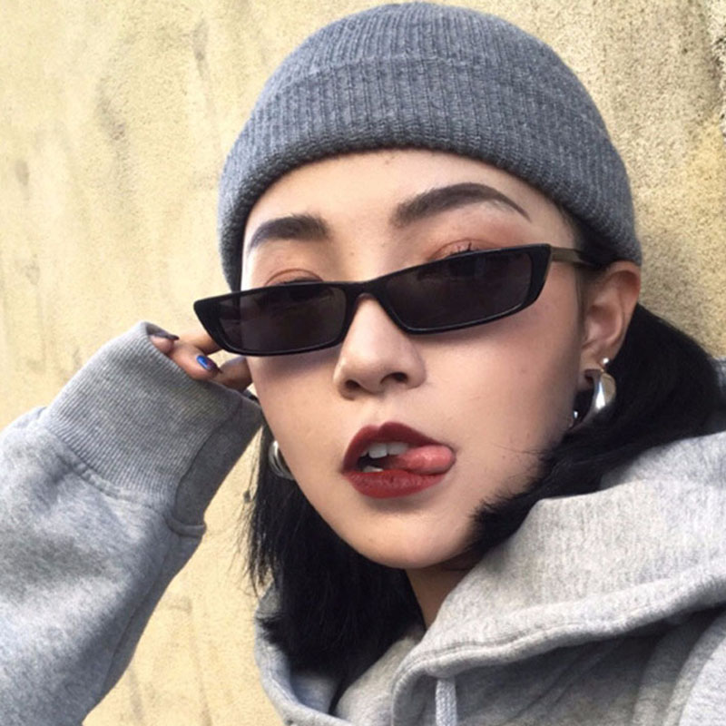 Small Rectangle Sunglasses Fas - Street Fashion Glasses 评论和价格