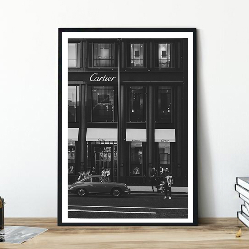 European Street Canvas Paintin - Street Fashion Photo 评论和价格