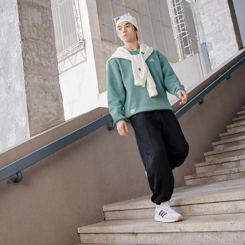 adidas Oversized Sherpa Hoodie - Street Fashion Adidas 评论和价格
