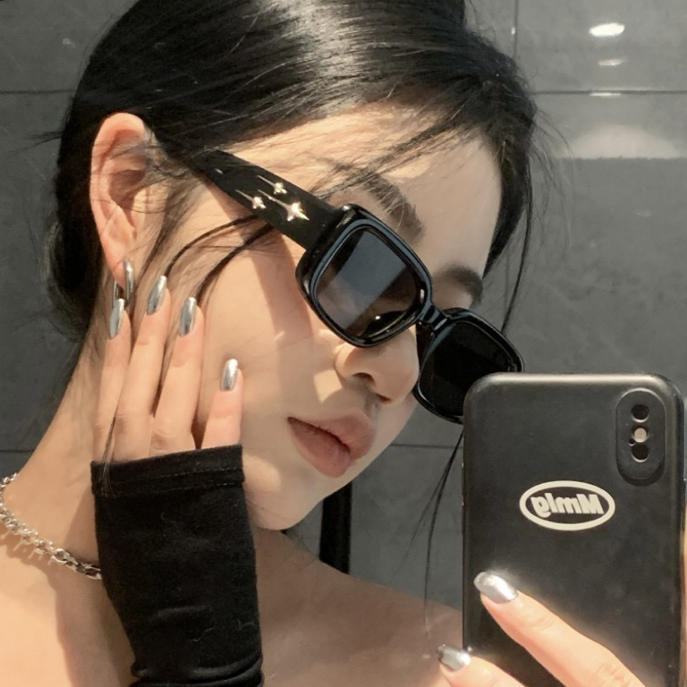 Retro Y2K Style Small Square S - Street Fashion Glasses 评论和价格