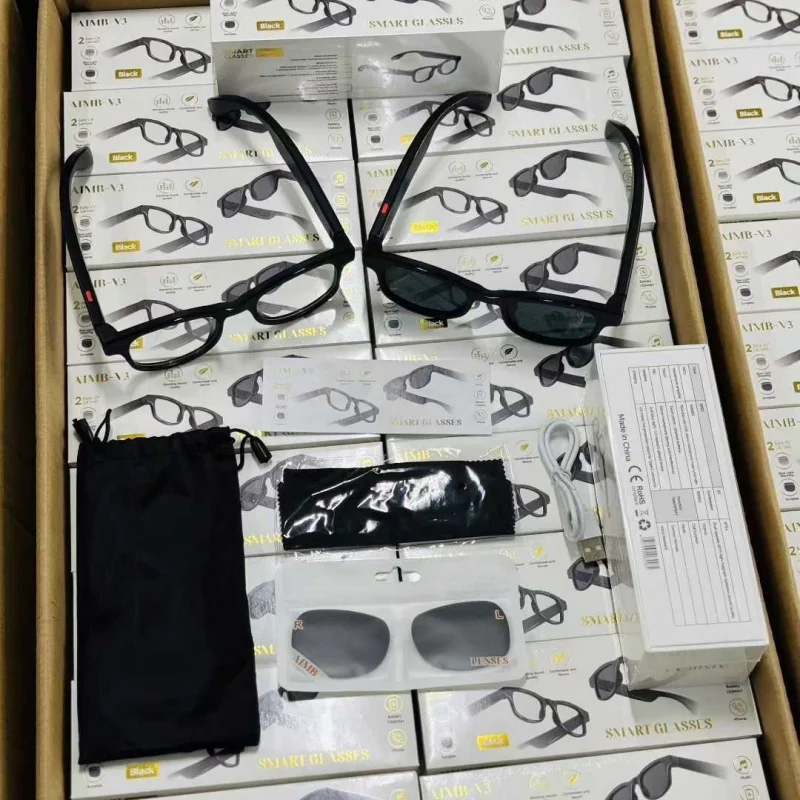 V3 Smart AI Bluetooth Sunglass - Street Fashion Photo 评论和价格